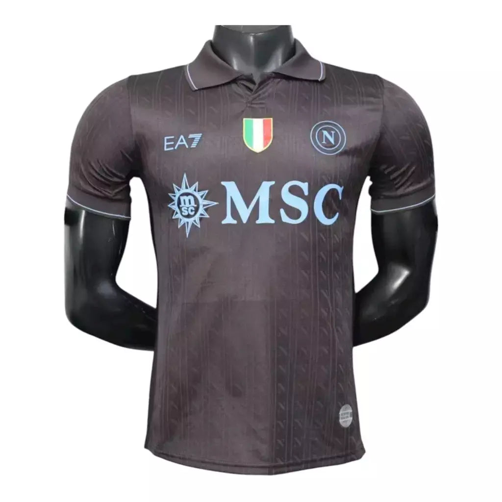 Camisa Napoli III 25/26 - Jogador EA7 Masculina - Cinza