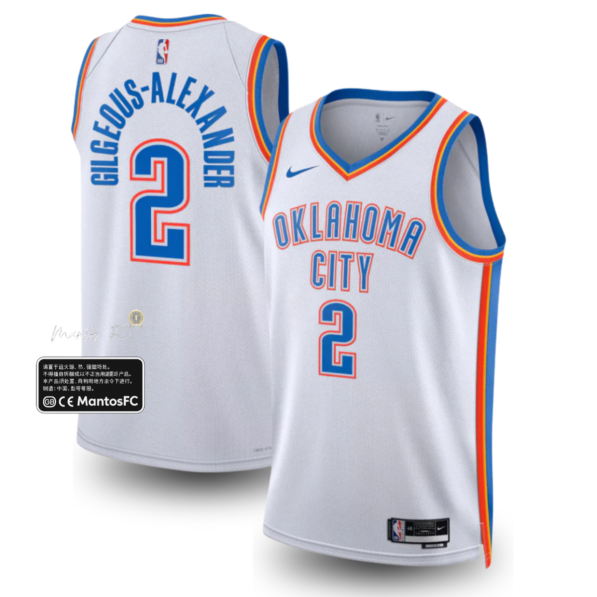 Regata Oklahoma City Thunder Association Edition 2017/25