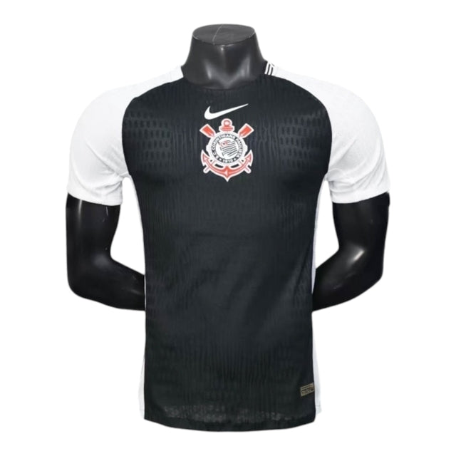 Camisa Corinthians II 25/26 - Jogador Nike Masculina - Preta e branca