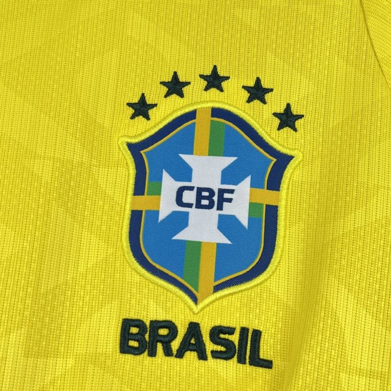Camisa Seleção Brasileira I 26/27 AMARELA CROPPED - Torcedor Nike Feminina