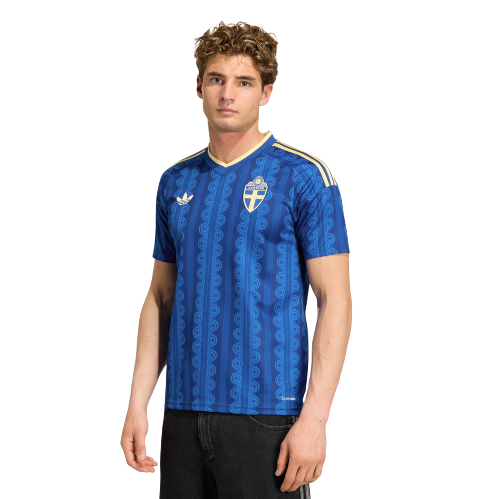 Camisa Seleção Suécia Azul 26/27 - Torcedor Adidas Masculina
