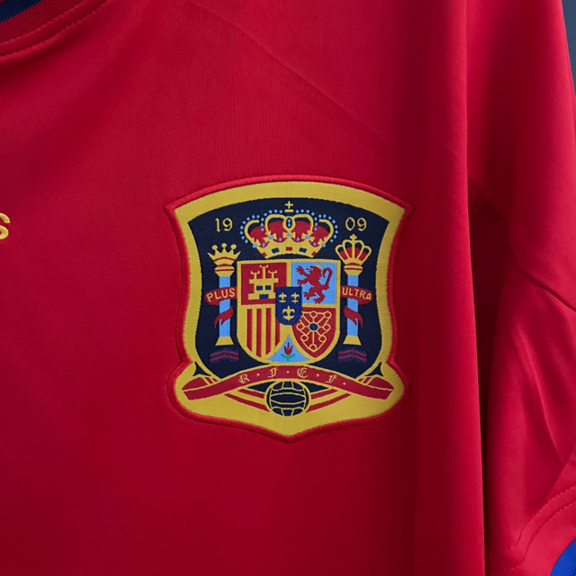 Camisa Retrô Seleção da Espanha 2010 - Adidas Masculina - Vermelha