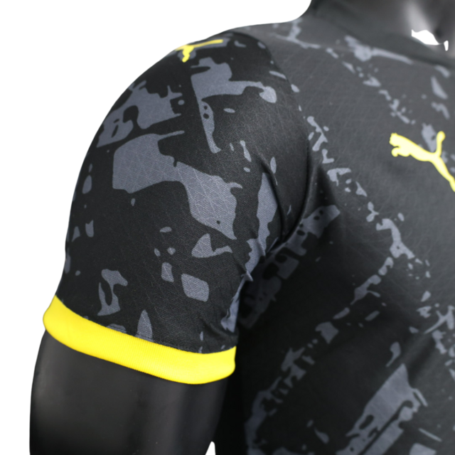 Camisa Borussia Dortmund II 23/24 - Jogador Puma Masculina - Preta