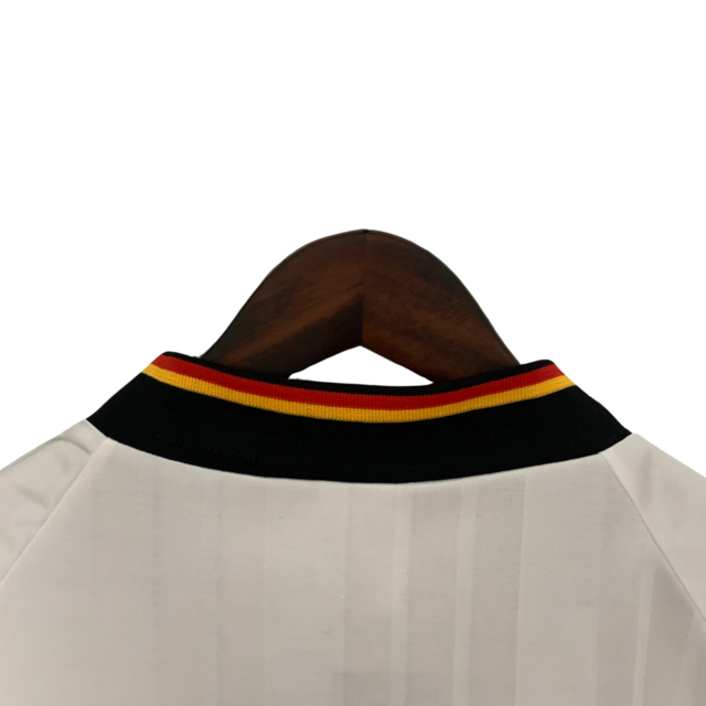 Camisa Retrô Seleção da Alemanha I 1992 - Masculina Adidas - Branca