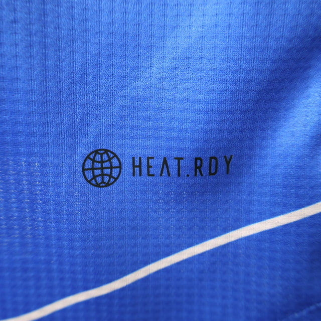 Camisa Seleção do Japão Edição Especial Cavaleiros do Zodíacos 23/24 - Jogador Adidas Masculina - Azul com detalhes em vermelho