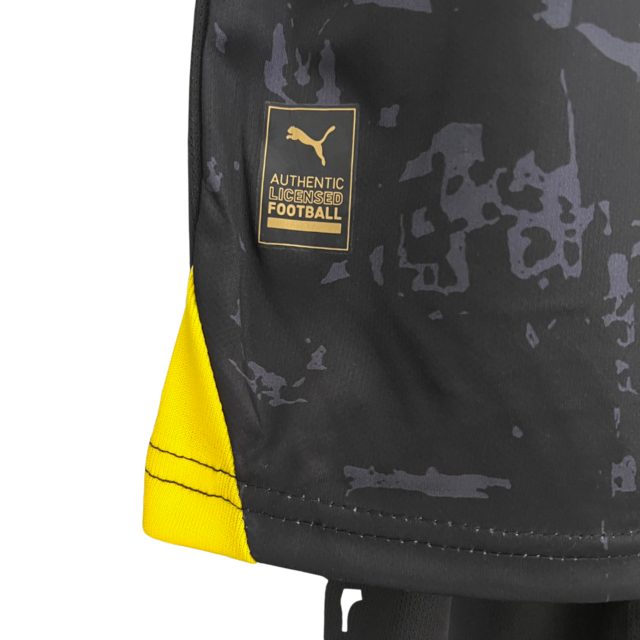 Kit Infantil Borussia Dortmund II 23/24 - Puma - Preto