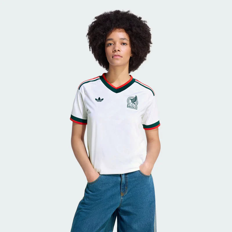 Camisa Seleção México Branca 26/27 - Torcedor Adidas Feminina