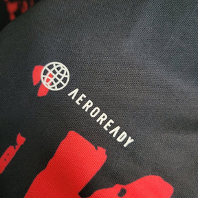 Camisa Red Bull New York III 23/24 - Torcedor Adidas Masculina - Preta com detalhes em vermelho e rosa