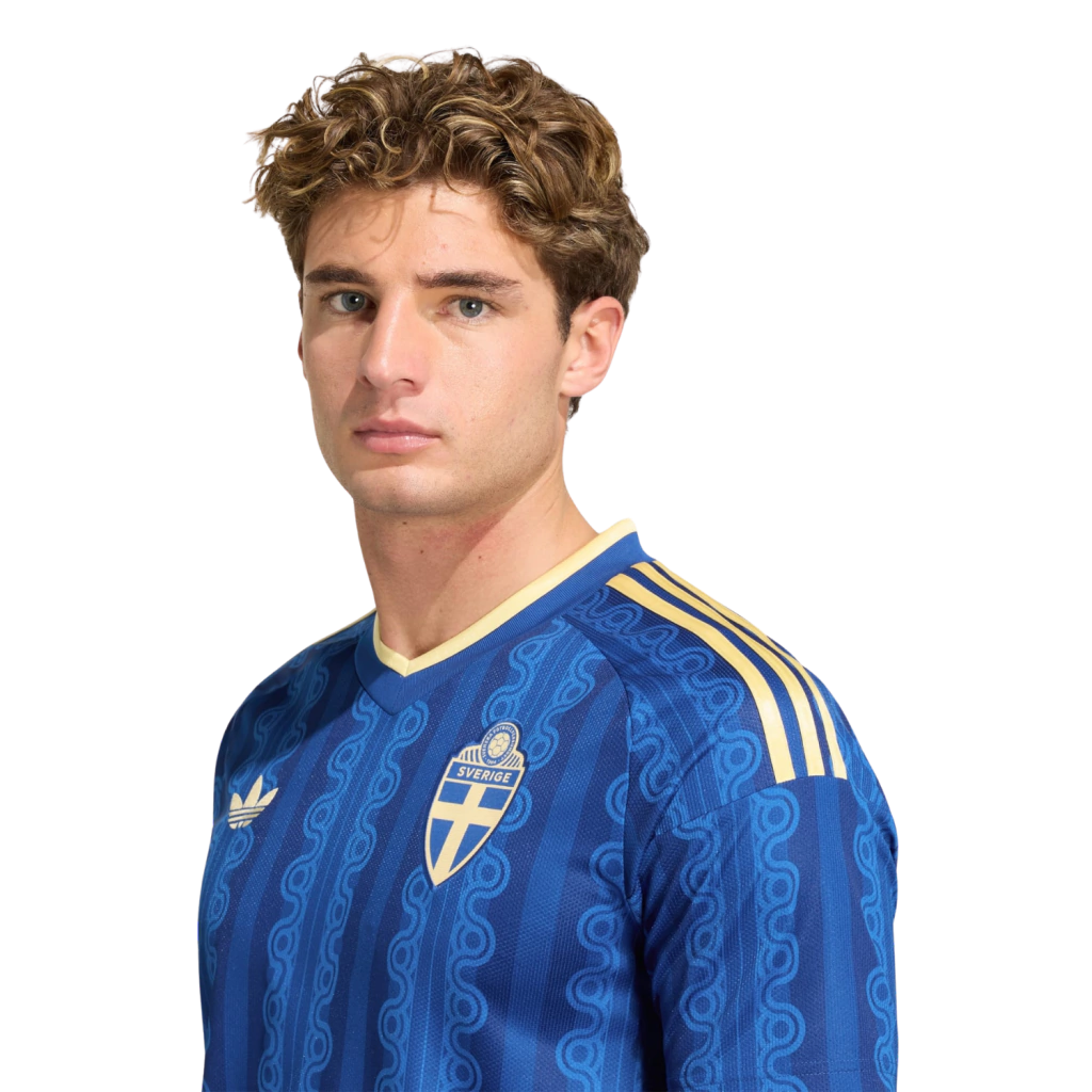 Camisa Seleção Suécia Azul 26/27 - Torcedor Adidas Masculina