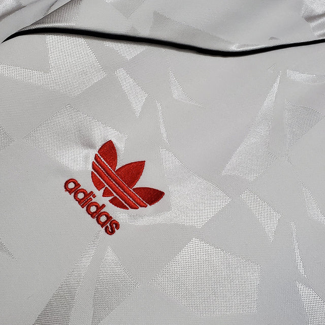 Camisa Manchester United Retrô 1991 Branca - Adidas