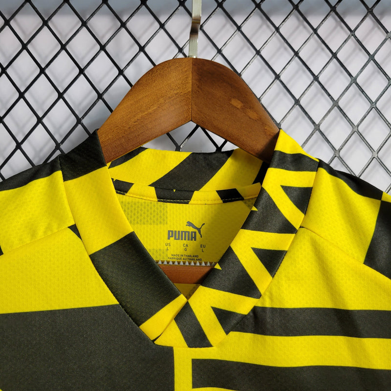 Camisa Borussia Dortmund Treino Amerela 22/23 -o T Versãorcedor