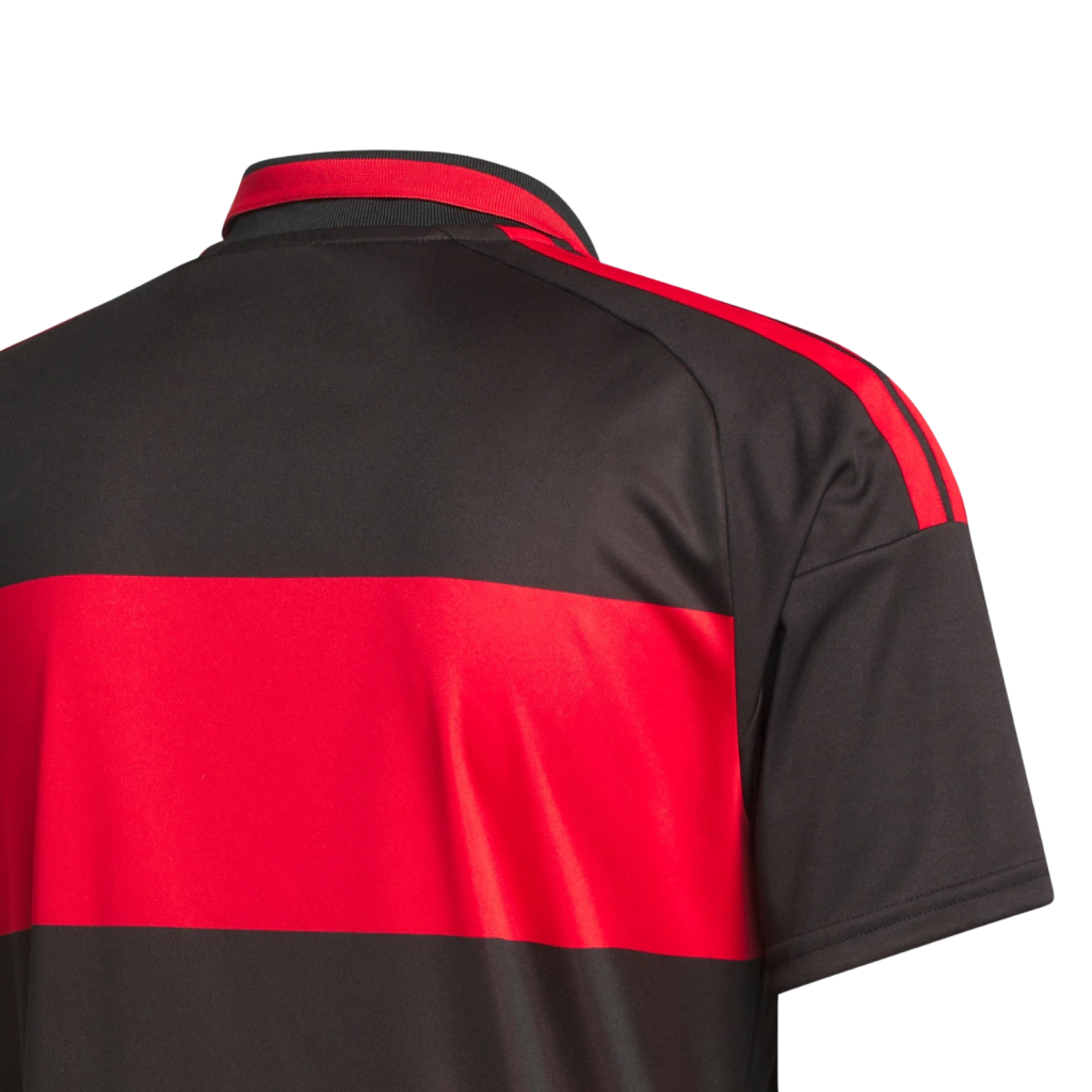 Camisa Flamengo I 26/27 - Torcedor Adidas Masculina - Preta e vermelha