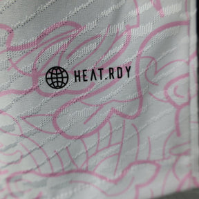 Camisa Seleção do Japão 23/24 - Jogador Adidas Masculina - Branca com detalhes em rosa
