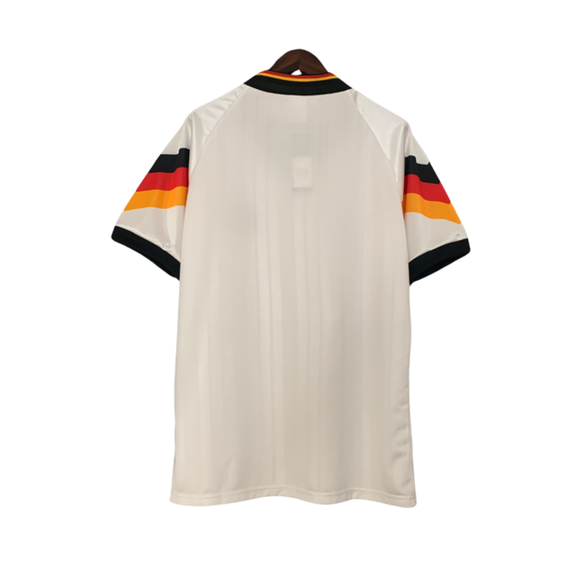 Camisa Retrô Seleção da Alemanha I 1992 - Masculina Adidas - Branca
