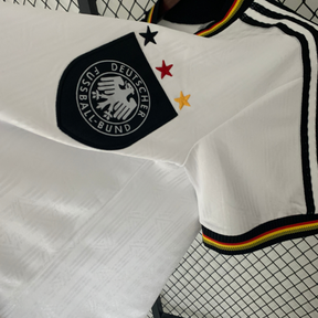 Camisa Retrô Seleção da Alemanha I 1996 - Adidas Masculina - Branca