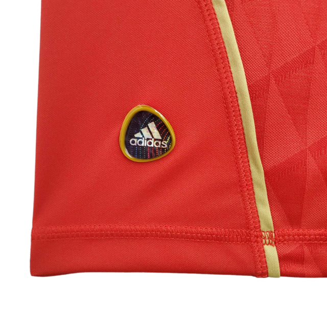 Camisa Retrô Liverpool I 2010/2011 - Masculina Adidas - Vermelha com detalhes em branco