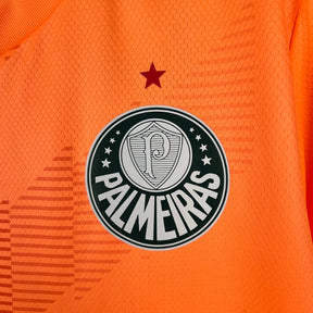 Camisa Palmeiras Goleiro III 23/24 - Torcedor Puma Masculina - Laranja com detalhes em branco