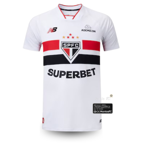 Camisa São Paulo I 26/27 - Torcedor New Balance Masculina - Branca