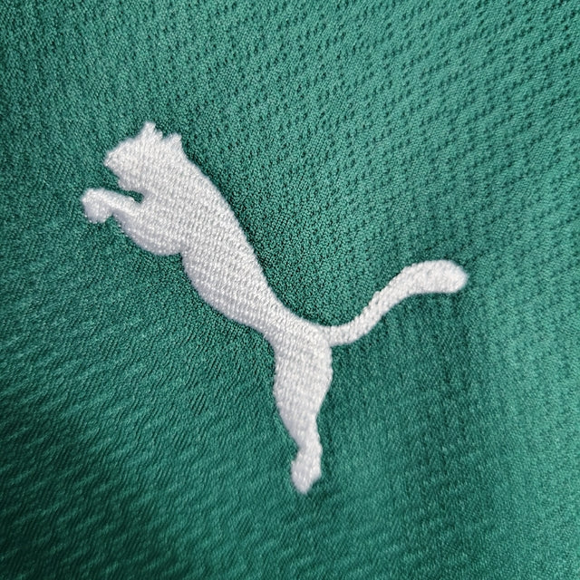 Camisa Palmeiras I 22/23 Feminina Puma- Verde com detalhes em branco