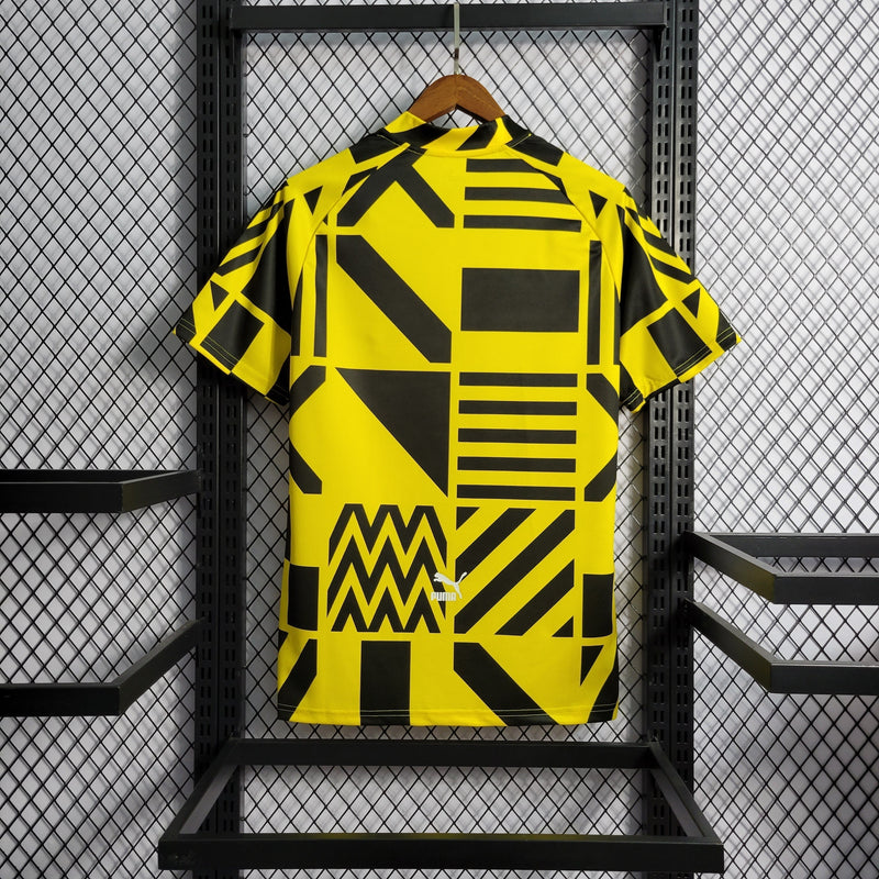 Camisa Borussia Dortmund Treino Amerela 22/23 -o T Versãorcedor