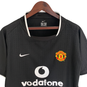 Camisa Manchester United Away Retrô 2003/04 Preta - Nike