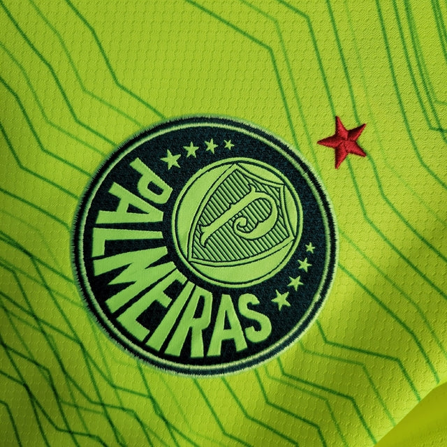 Camisa Palmeiras III 23/24 - Torcedor Puma Masculina - Verde fluorescente