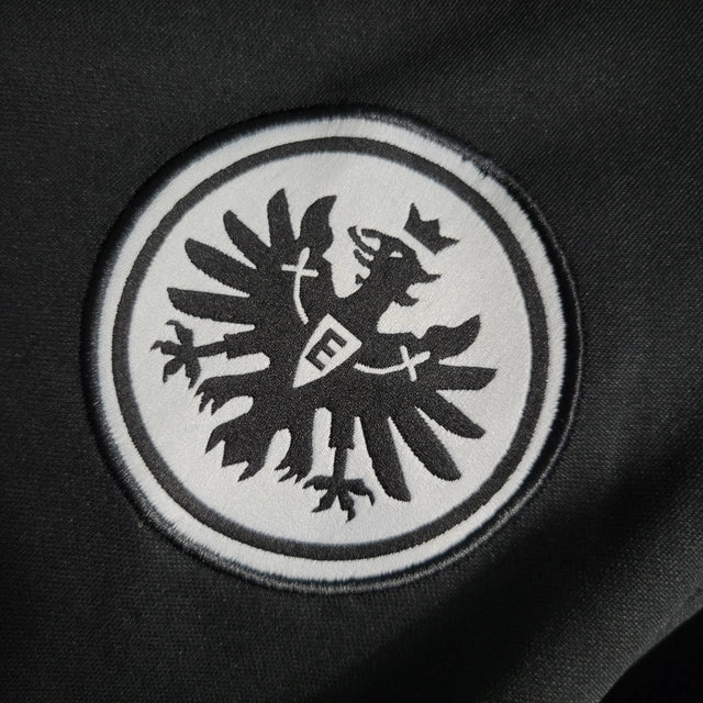 Camisa Frankfurt I 21/22 - Torcedor Nike Masculina - Preta com detalhes em vermelho e branco