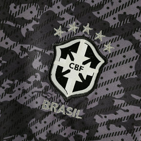 Camisa Seleção do Brasil Edição Especial 22/23 - Torcedor Nike Feminina - Preta com detalhes em cinza