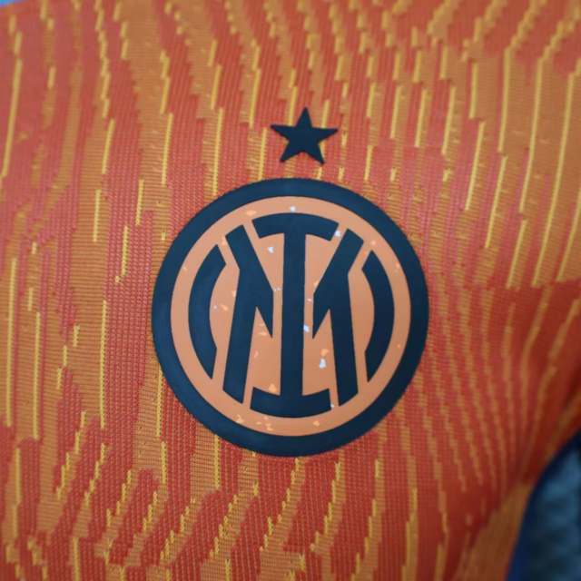 Camisa Inter de Milão III 23/24 - Jogador Nike Masculina - Laranja