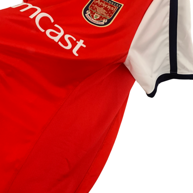 Camisa Arsenal Retrô 2001/2002 Vermelho - Nike