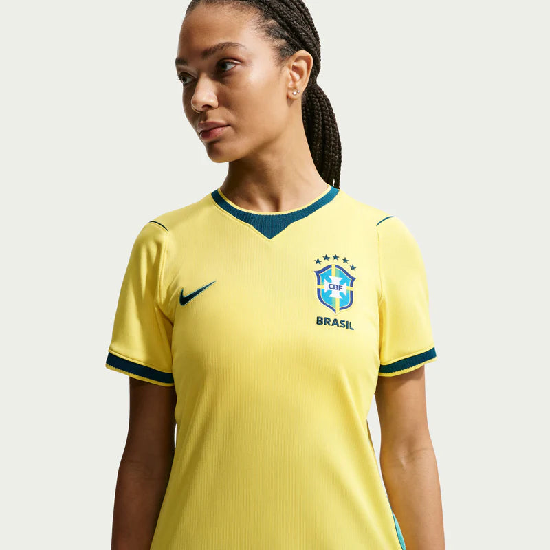 Camisa Seleção Brasileira I 26/27 AMARELA - Torcedor Nike Feminina