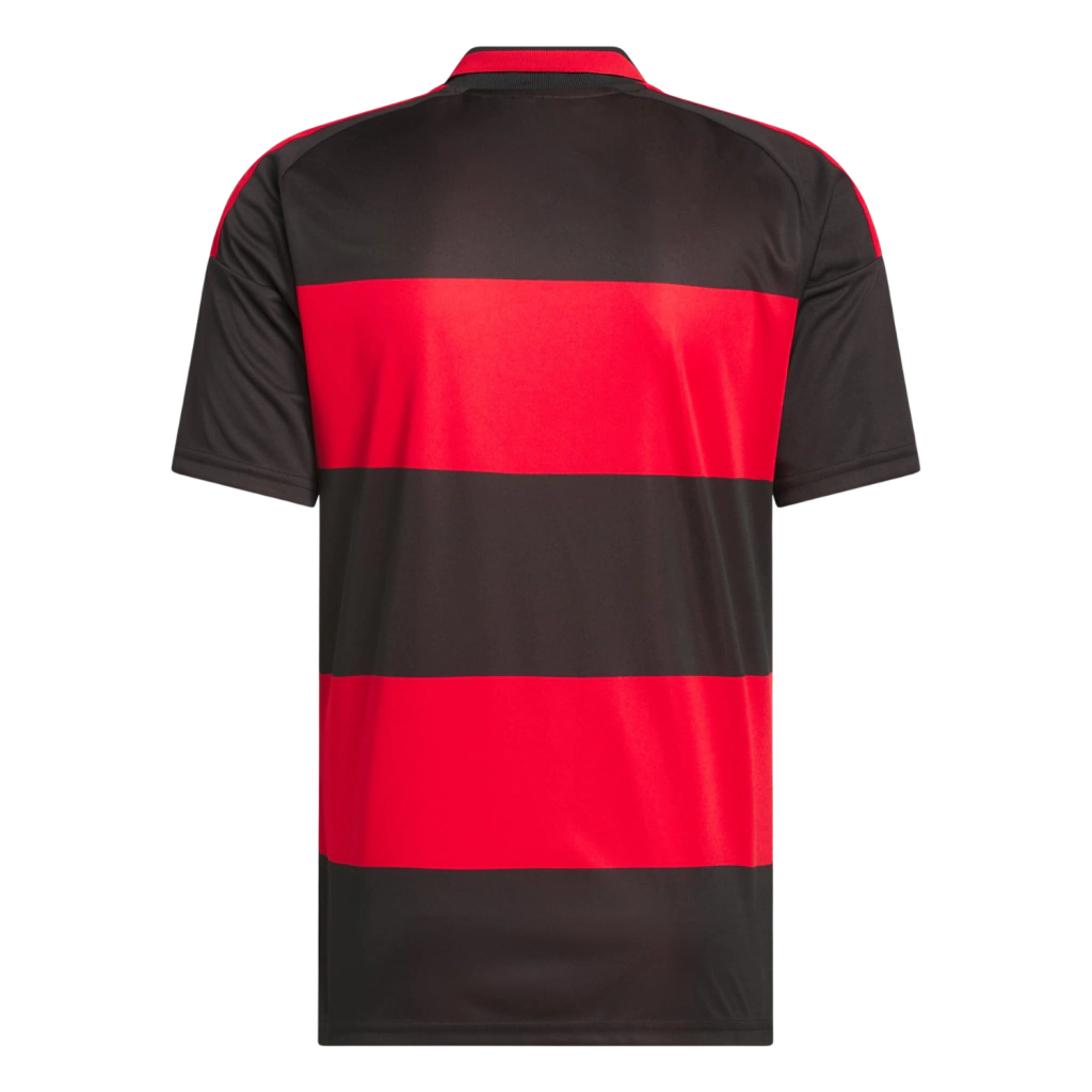 Camisa Flamengo I 26/27 - Torcedor Adidas Masculina - Preta e vermelha