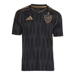 Camisa Atlético Mineiro III 25/26 - Torcedor Masculina - Preta com detalhes em marrom