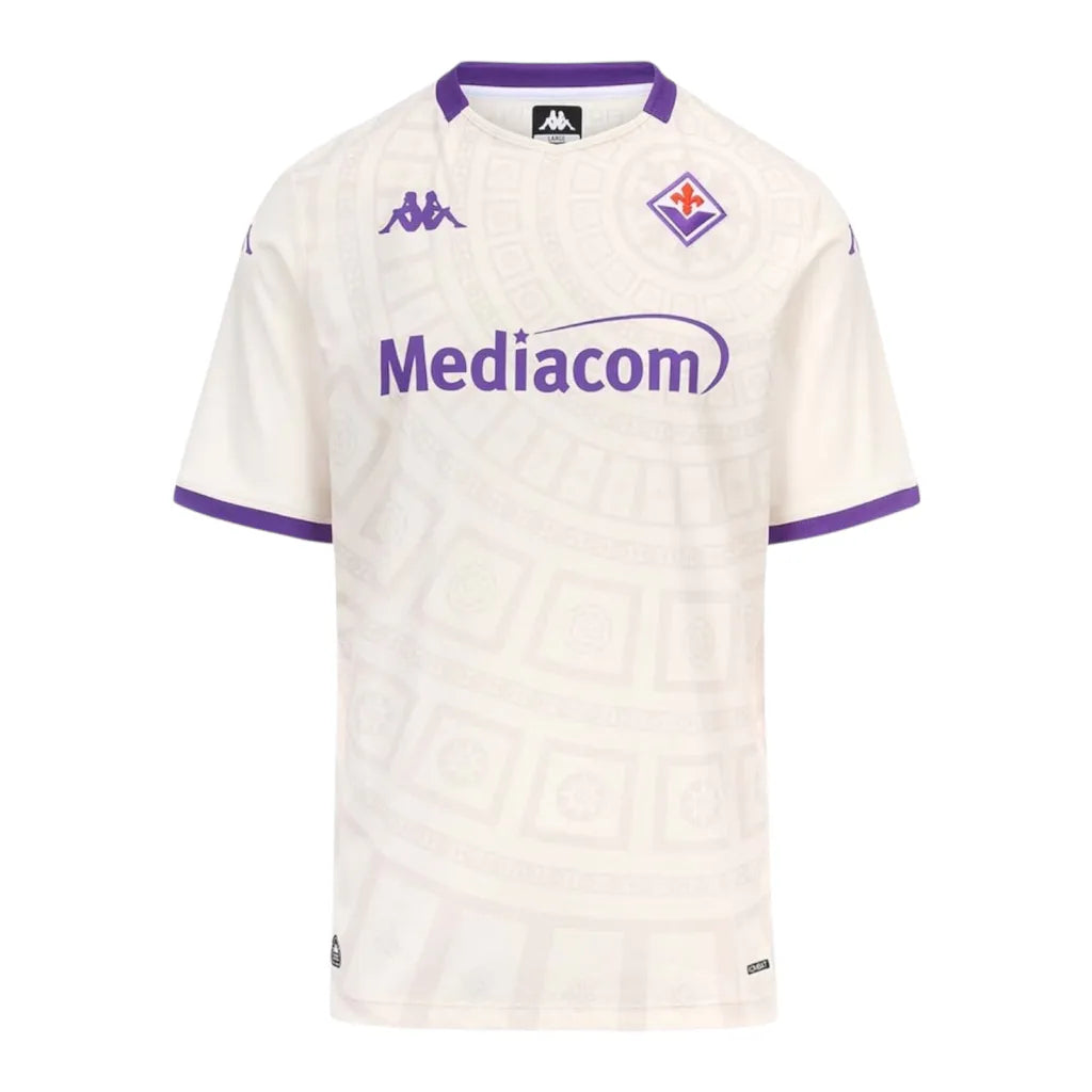 Camisa Fiorentina II 25/26 - Torcedor Kappa Masculina - Branca e roxa