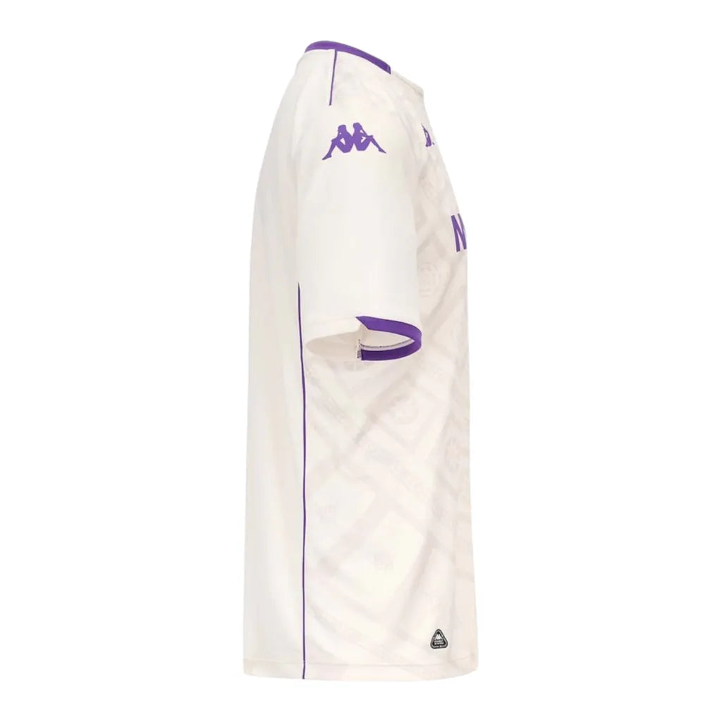 Camisa Fiorentina II 25/26 - Torcedor Kappa Masculina - Branca e roxa