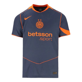 Camisa Inter de Milão III 25/26 - Torcedor Nike Masculina - Azul e laranja
