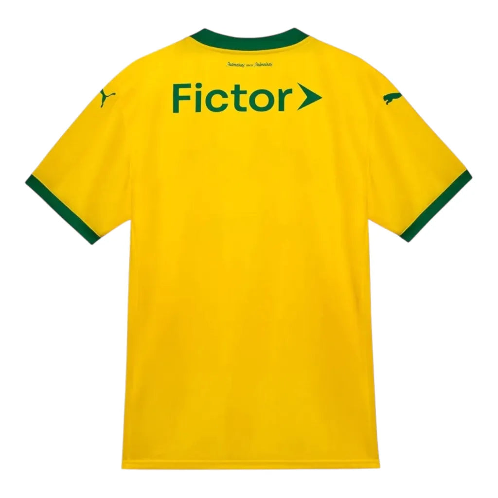 Camisa Palmeiras III 25/26 - Torcedor Puma Masculina - Amarela e verde
