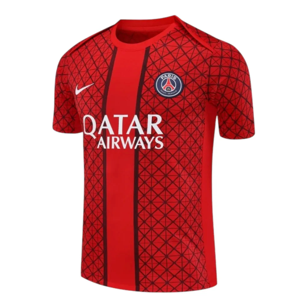 Camisa Paris Saint-German Pré-jogo 25/26 - Torcedor Nike Masculina - Vermelha