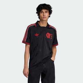 Camisa Flamengo Lifestyle 2025 -Torcedor Masculina - Preta