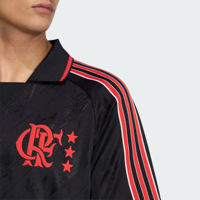 Camisa Flamengo Lifestyle 2025 -Torcedor Masculina - Preta