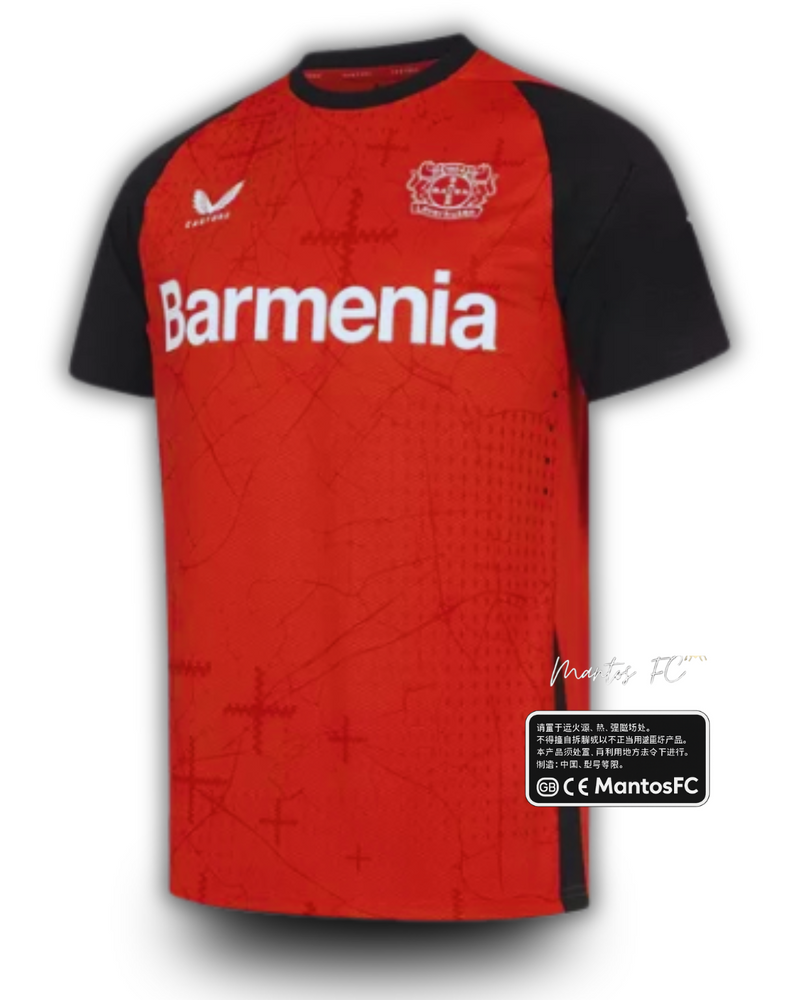 Camisa Bayer Leverkusen Home 24/25 - Torcedor Masculina - Lançamento