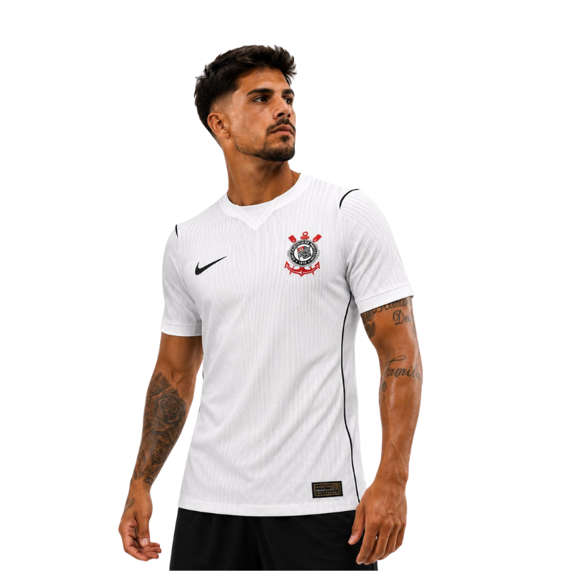 Camisa Corinthians I 26/27 - Jogador Nike Masculina - Branca