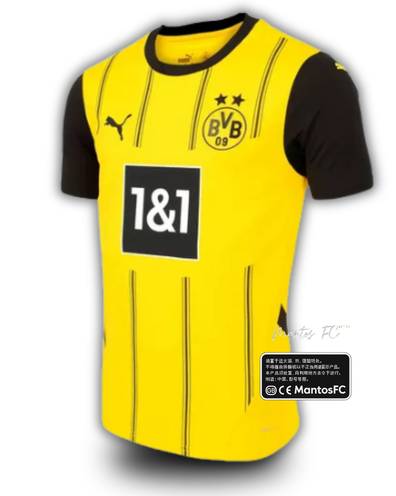 Camisa Borussia Dortmund Home 24/25 - Puma Torcedor Masculina - Lançamento