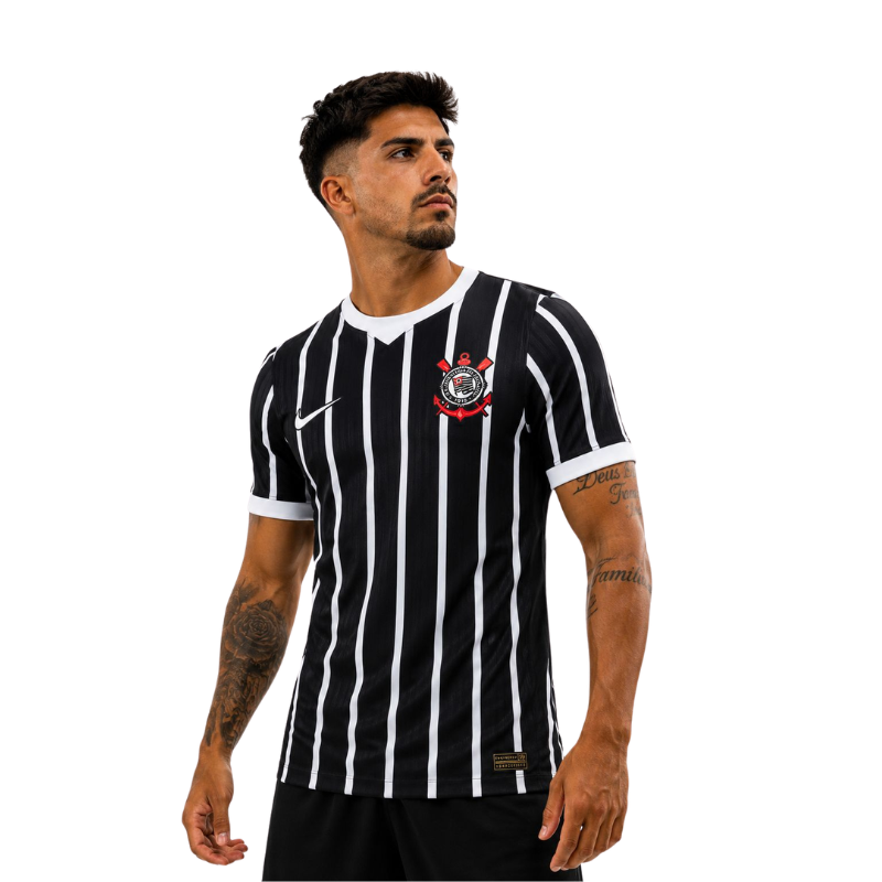 Camisa Corinthians II 26/27 - Jogador Nike Masculina - Preto e Branco