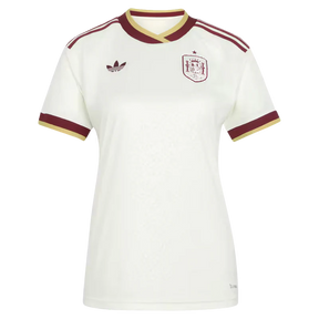 Camisa Seleção Espanha Branca 2026/27 - Torcedor Adidas Feminina