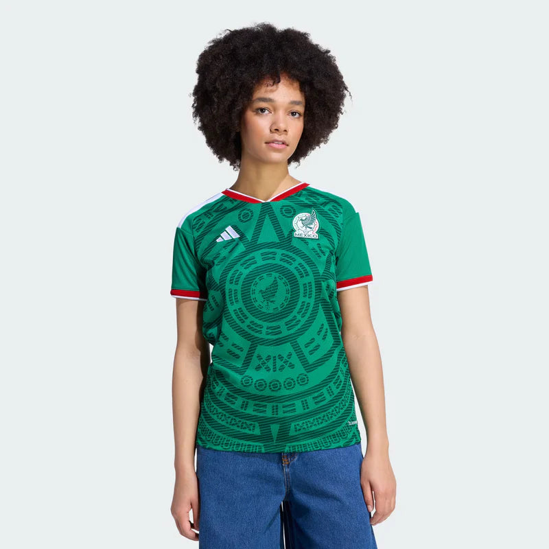 Camisa Seleção México I 26/27 - Torcedor Adidas Feminina