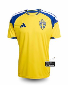 Camisa Seleção Suécia I 26/27 - Torcedor Adidas Masculina