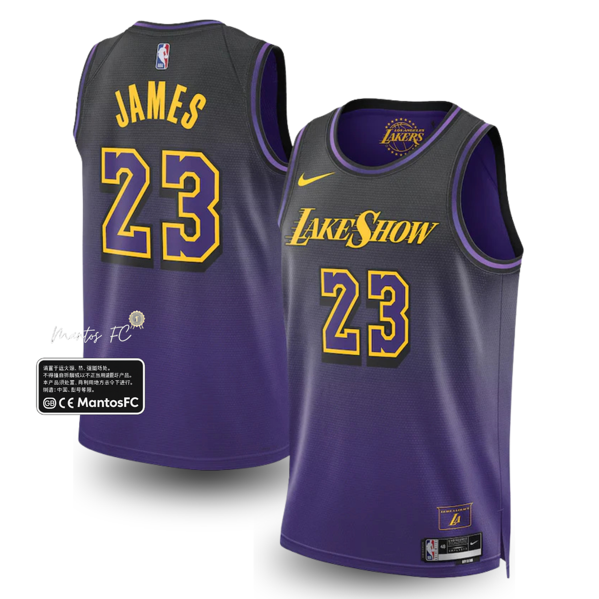 Regata Los Angeles Lakers City Edition 2024/25