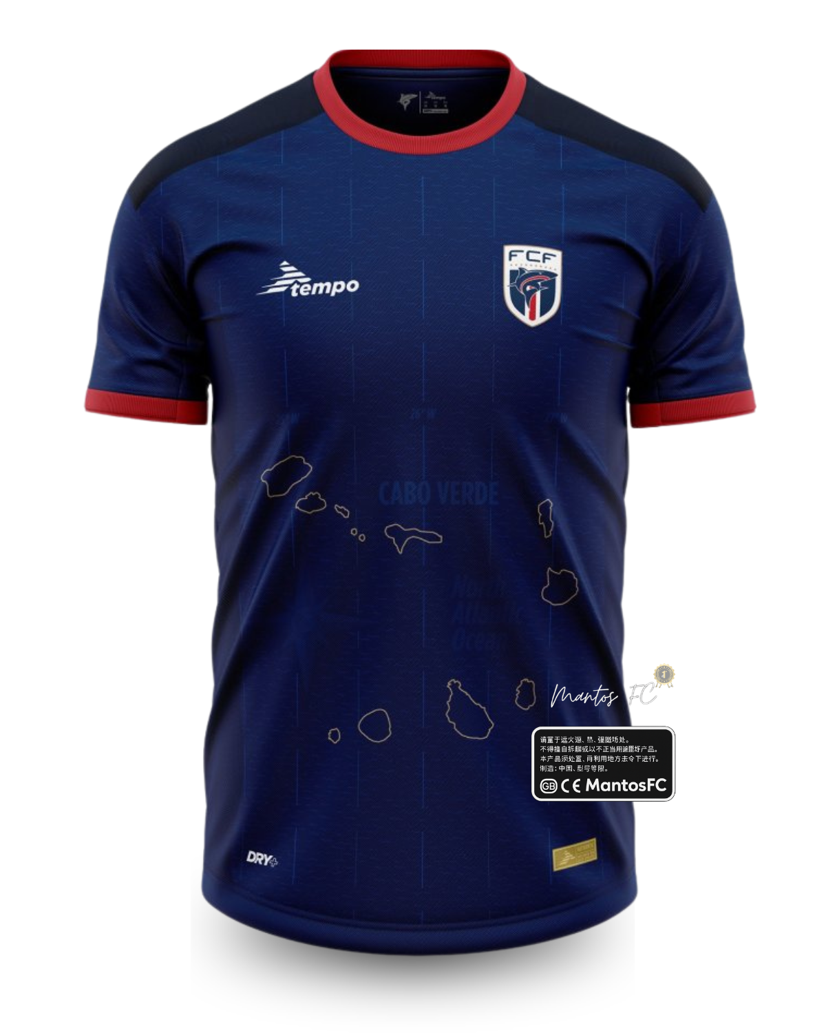 Camisa Seleção Cabo Verde 2026/27 - Torcedor Tempo Masculina