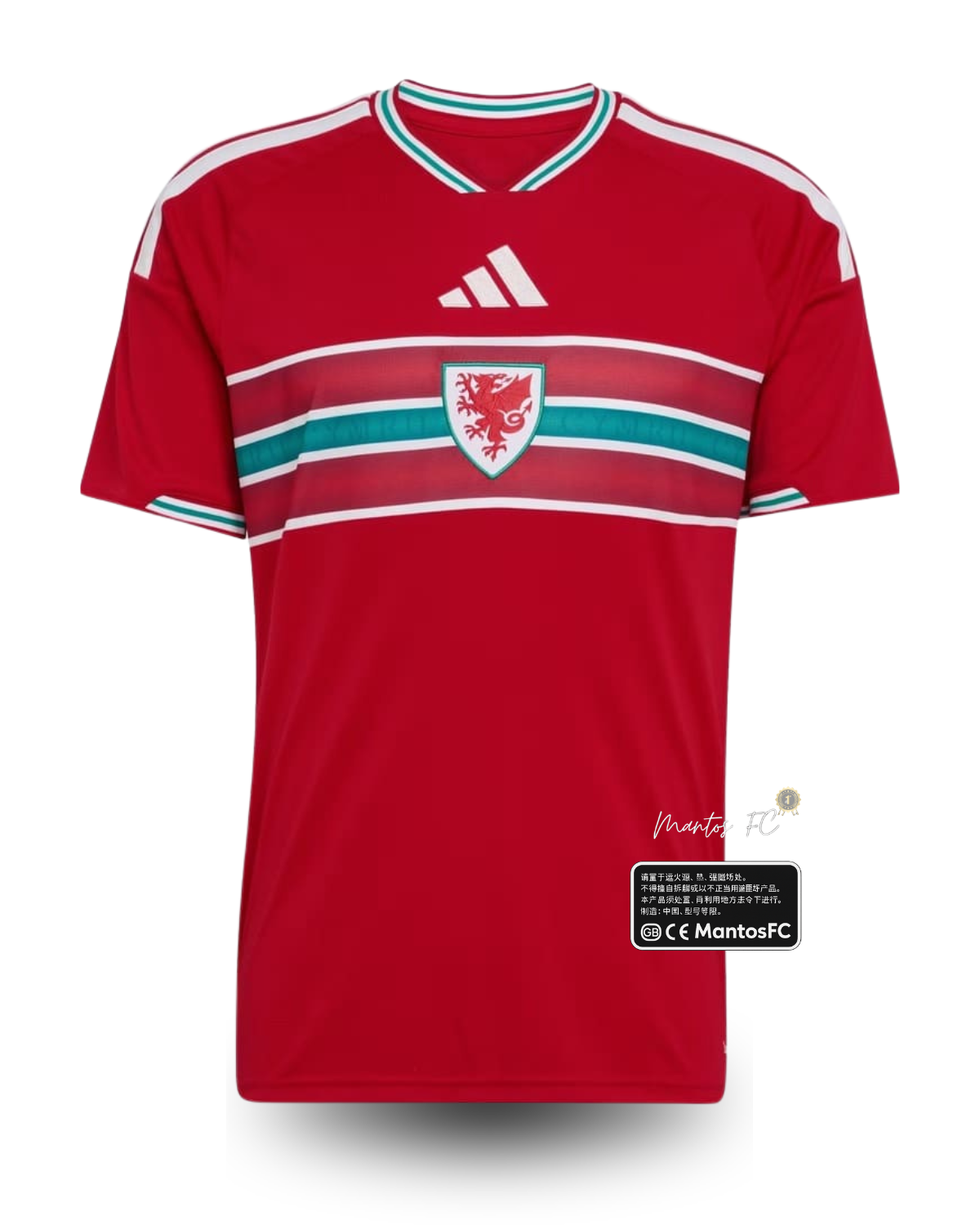 Camisa Seleção País de Gales I 26/27 - Torcedor Adidas Masculina